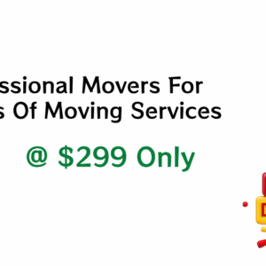 2 Movers For 3 Hours @ $299